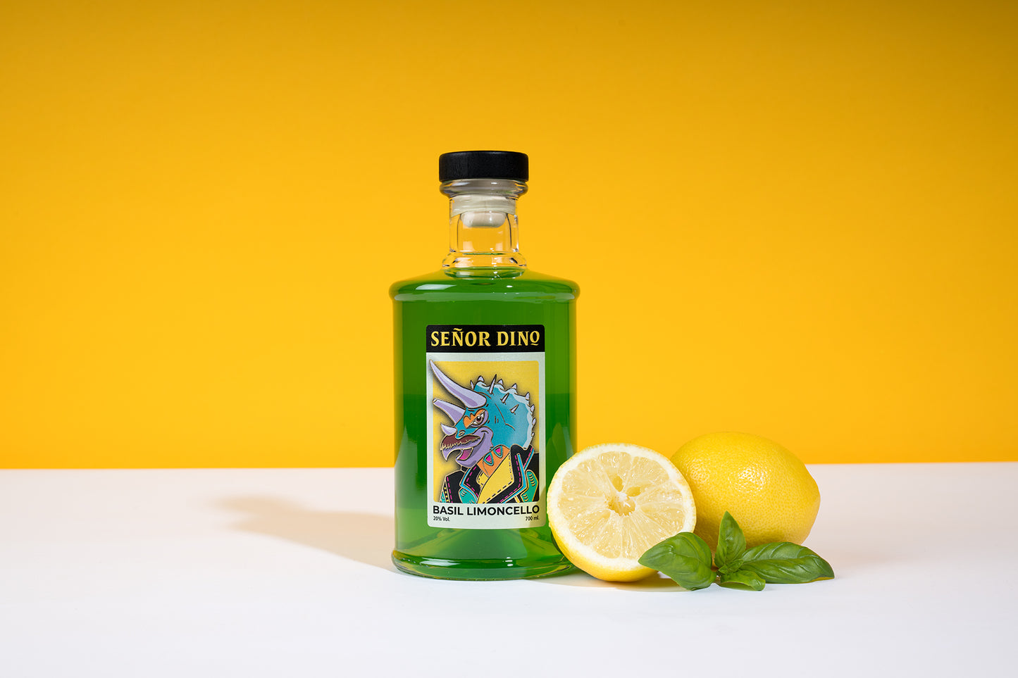 Señor Dino - Basil Limoncello