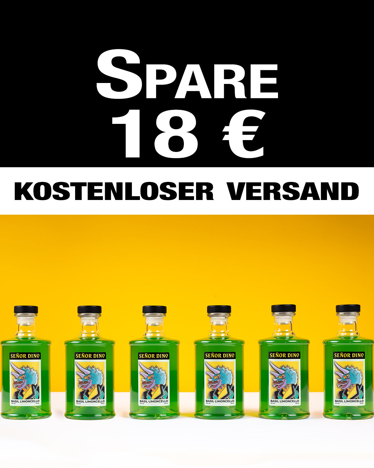 'Herdentier' 6er Set – Basilikum Limoncello (6x 700 ml)